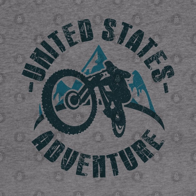 United States mountain biking. Perfect present for mom girlfriend mother boyfriend dad father friend him or her by SerenityByAlex